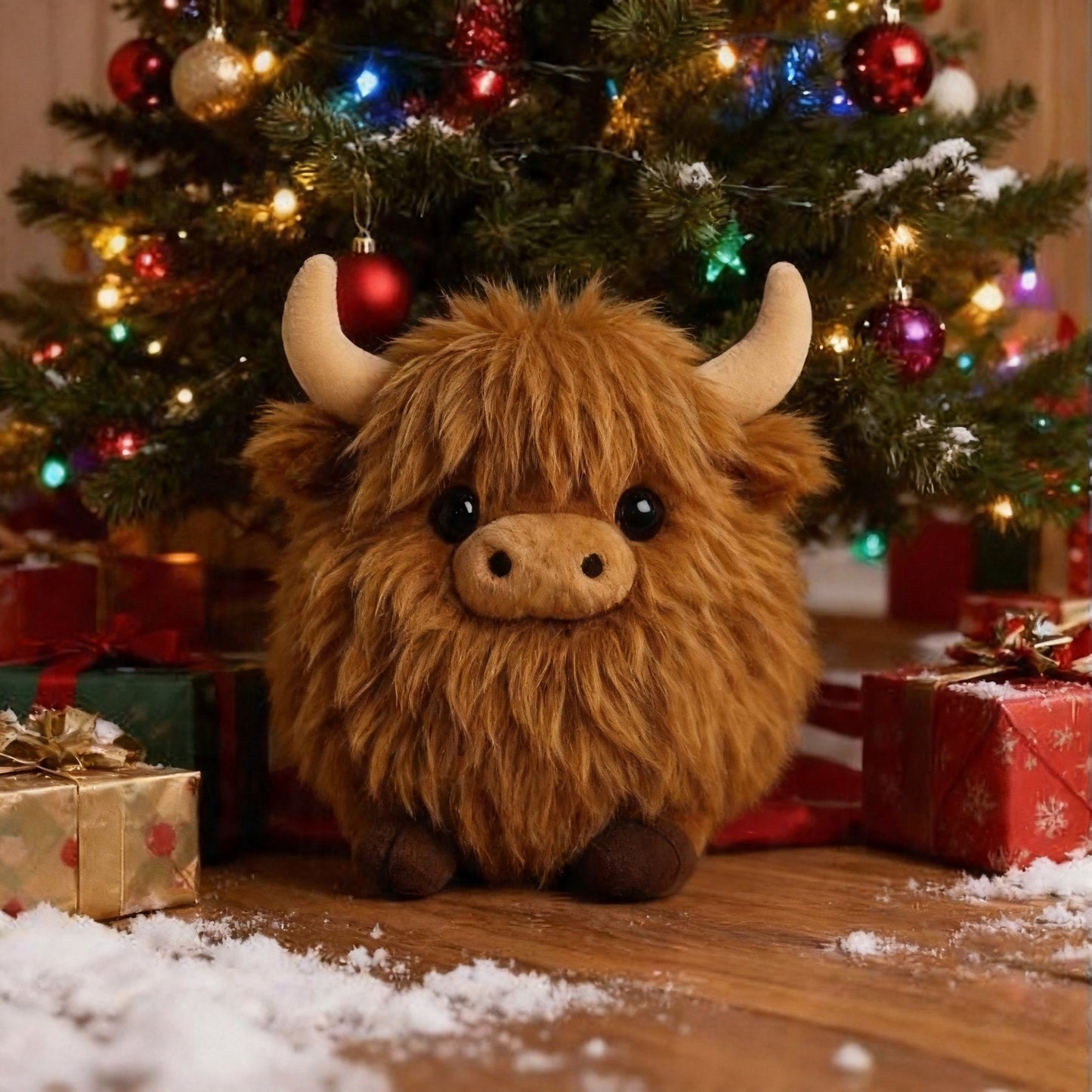 🔥 THE VIRAL EMOTIONAL SUPPORT PLUSH! 🐂 Highland Cow Plush 💖 Soft, Cuddly & Perfect for Stress Relief