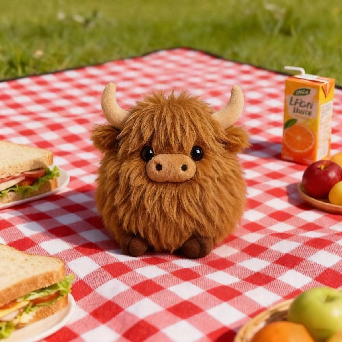 🔥 THE VIRAL EMOTIONAL SUPPORT PLUSH! 🐂 Highland Cow Plush 💖 Soft, Cuddly & Perfect for Stress Relief