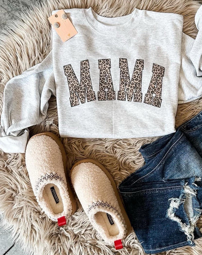 Leopard Mama Cozy Sweatshirt