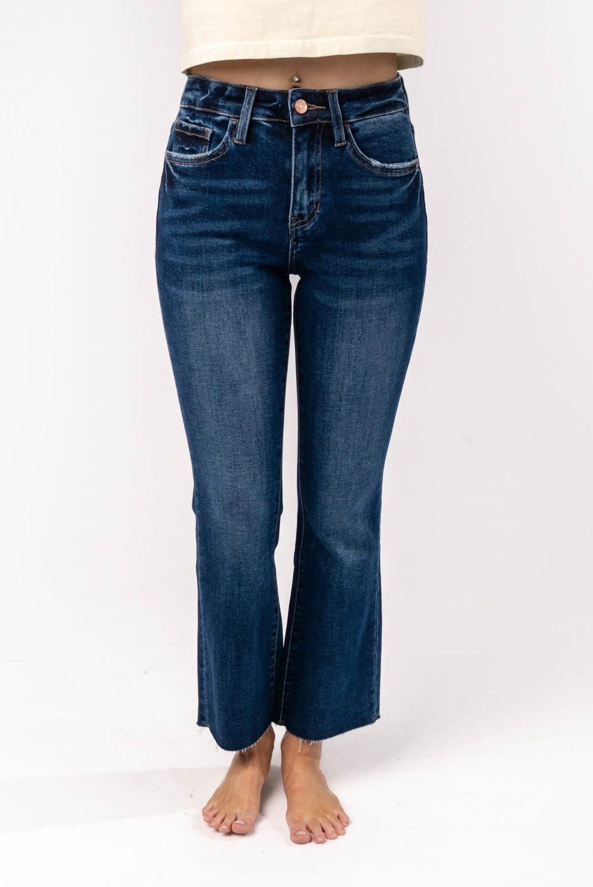 Lovervet by Vervet Raw Hem Straight Jean