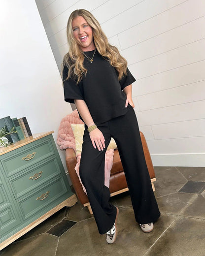 Lounge Around 2PC Set Black