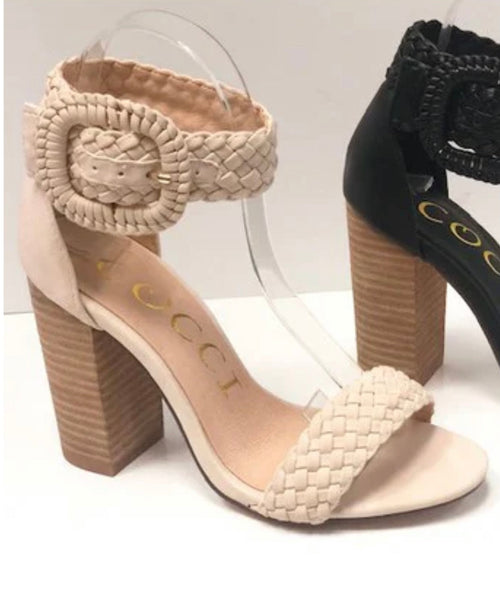 Kate Nude Cream Braided Heel
