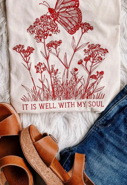 Comfort Colors It Is Well Monarch Tee