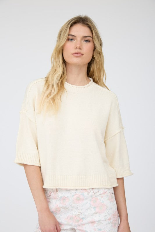 Cameron Knit Pullover Ivory