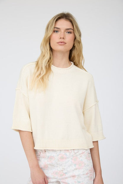Cameron Knit Pullover Ivory