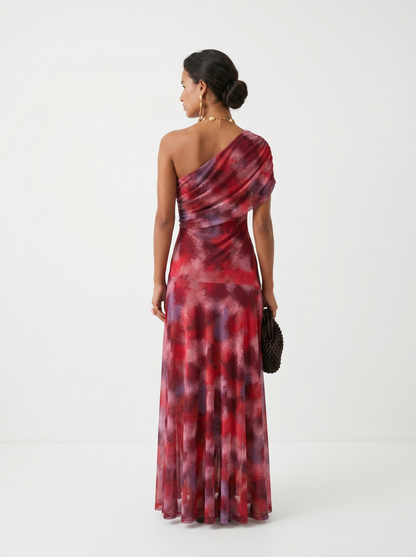 Kaida - Draped Off-Shoulder Dress