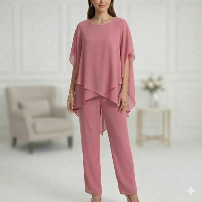Jessenia - Layered Tunic and Trousers Set