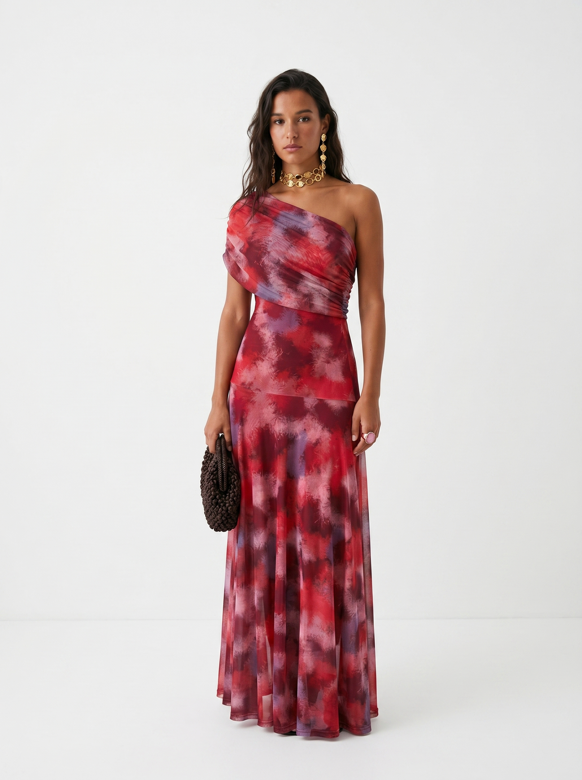 Kaida - Draped Off-Shoulder Dress