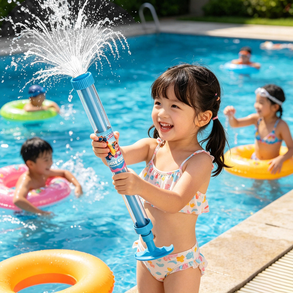 🌈 Glowing Rainbow Water Blaster | Summer Fun That Pops Like Magic! ✨