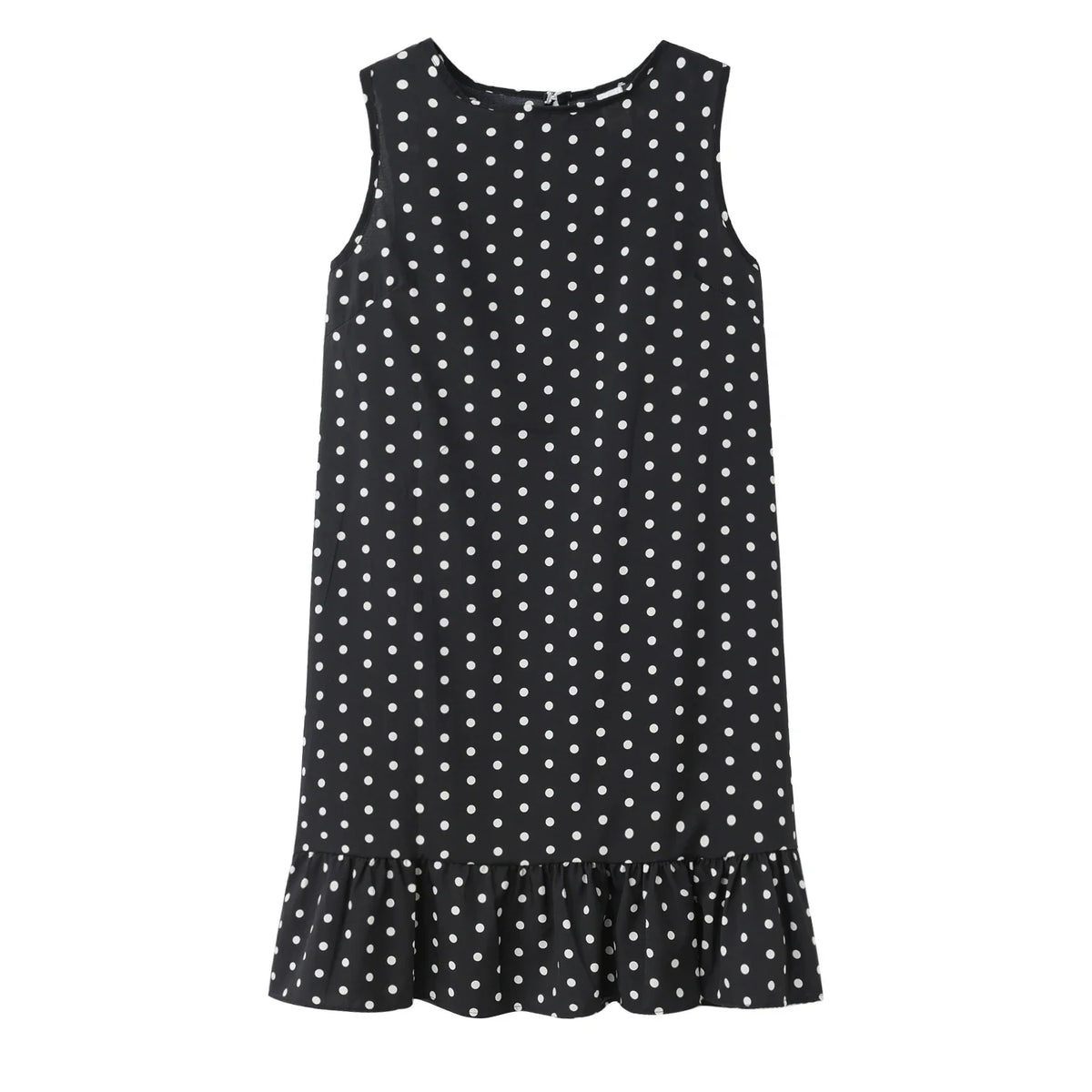 Robe d'été à pois jaune bohème