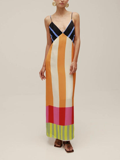 Norisse - Soft-Touch Striped Sundress