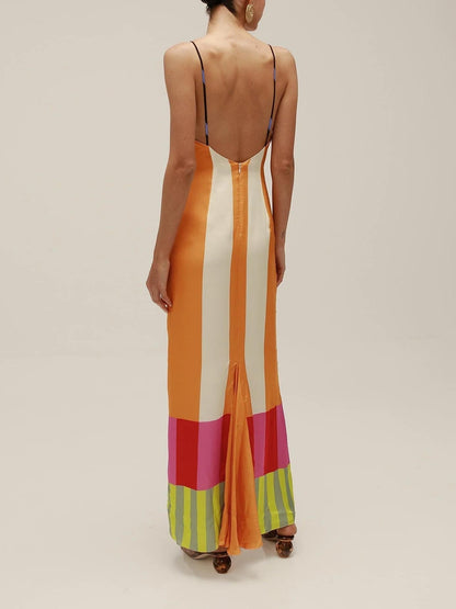 Norisse - Soft-Touch Striped Sundress