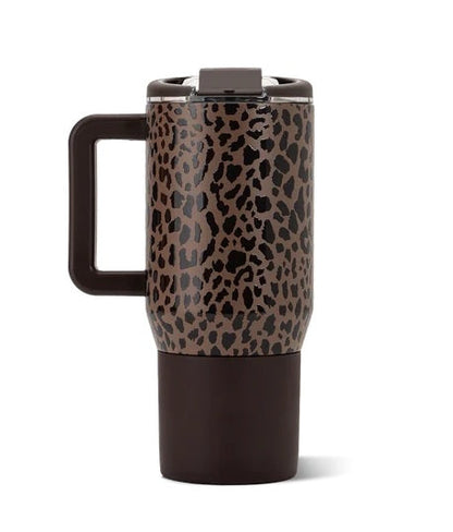 HydroJug Coffee Traveler 20oz Brown Leopard