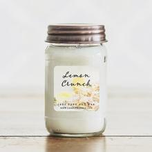 Lemon Crunch 16oz Mason Jar Soy Candles