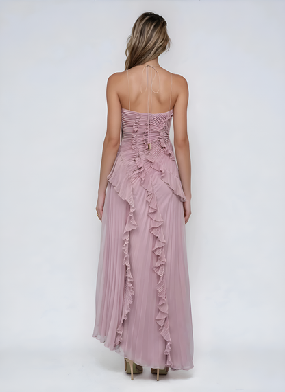 Sancia - Ruffle Pleated Midi Dress
