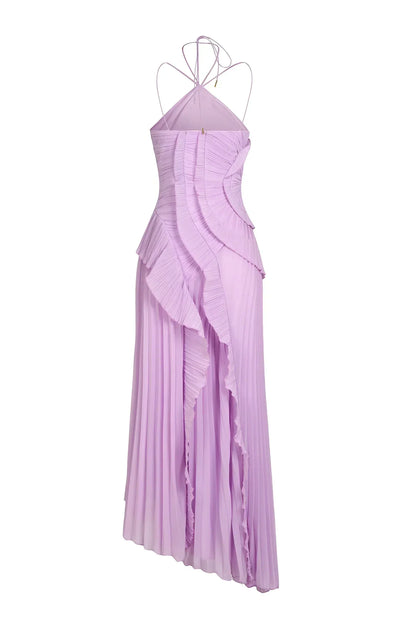 Sancia - Ruffle Pleated Midi Dress