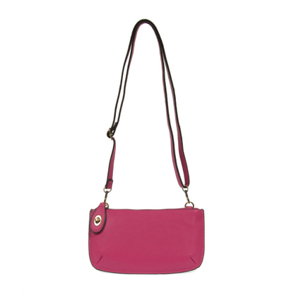 Joy Susan Mini Crossbody Wristlet Clutch Fuchsia