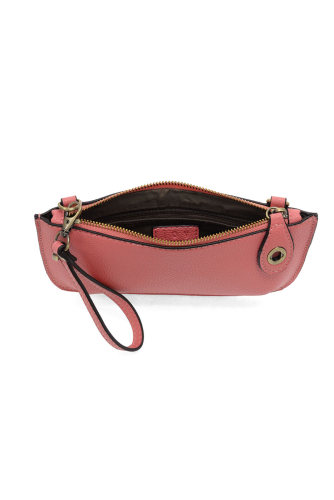 Joy Susan Mini Crossbody Wristlet Clutch Jellyfish Pink
