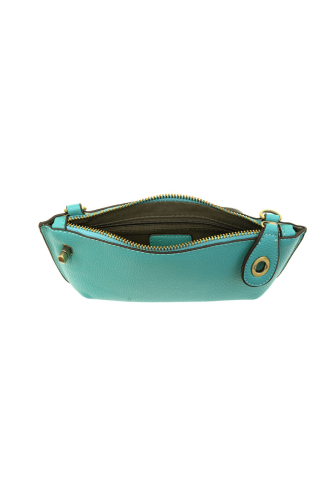 Joy Susan Mini Crossbody Wristlet Clutch Mayan Green