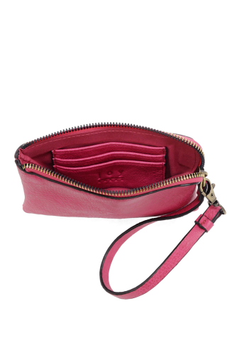 Joy Susan Pippa Wristlet Magenta