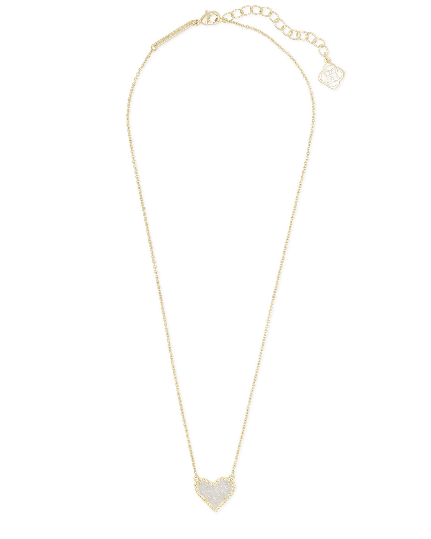 KS ARI HEART SHORT PENDANT NECKLACE GOLD