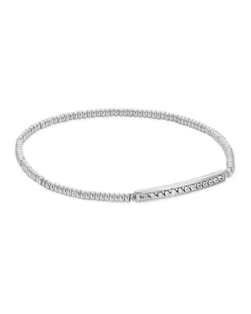 KS Addison Stretch Bracelet Silver