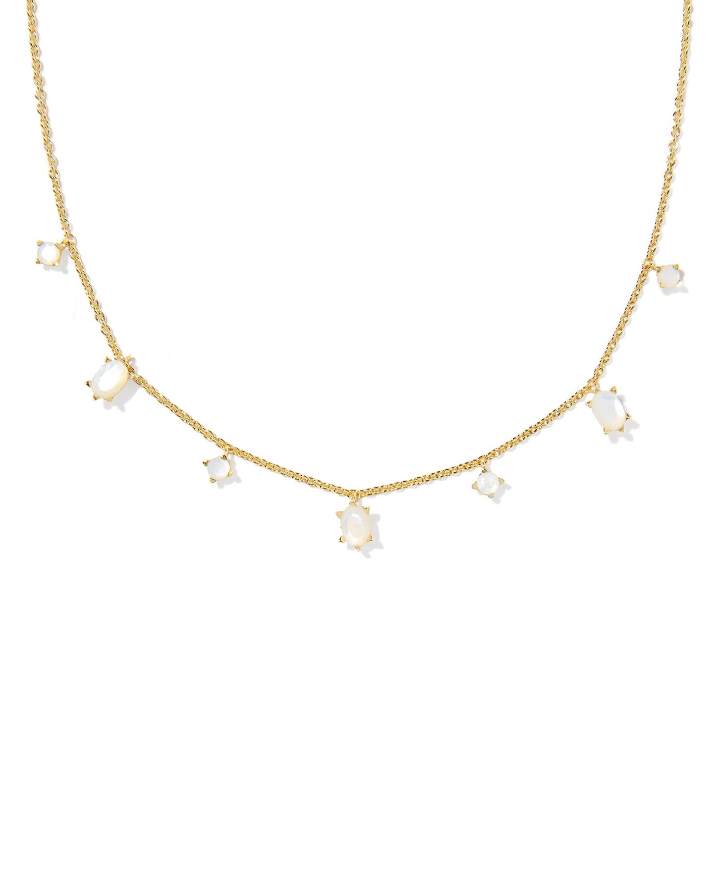 KS CAILIN DELICATE STRAND NECKLACE GOLD