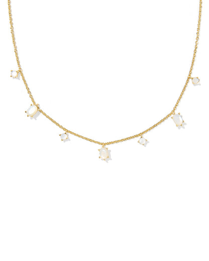 KS CAILIN DELICATE STRAND NECKLACE GOLD