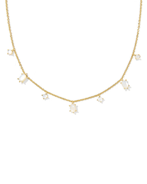 KS CAILIN DELICATE STRAND NECKLACE GOLD