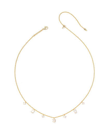 KS CAILIN DELICATE STRAND NECKLACE GOLD