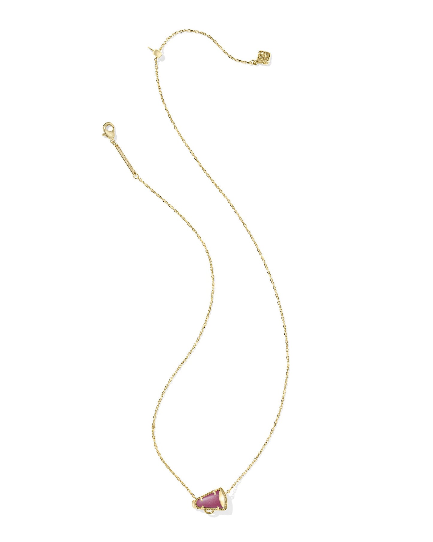KS CHEER SHORT PENDANT NECKLACE GOLD
