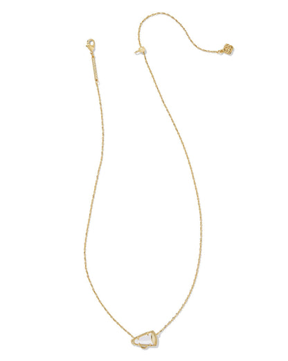 KS CHEER SHORT PENDANT NECKLACE GOLD