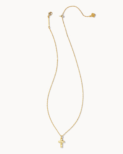 KS CROSS PENDANT NECKLACE GOLD