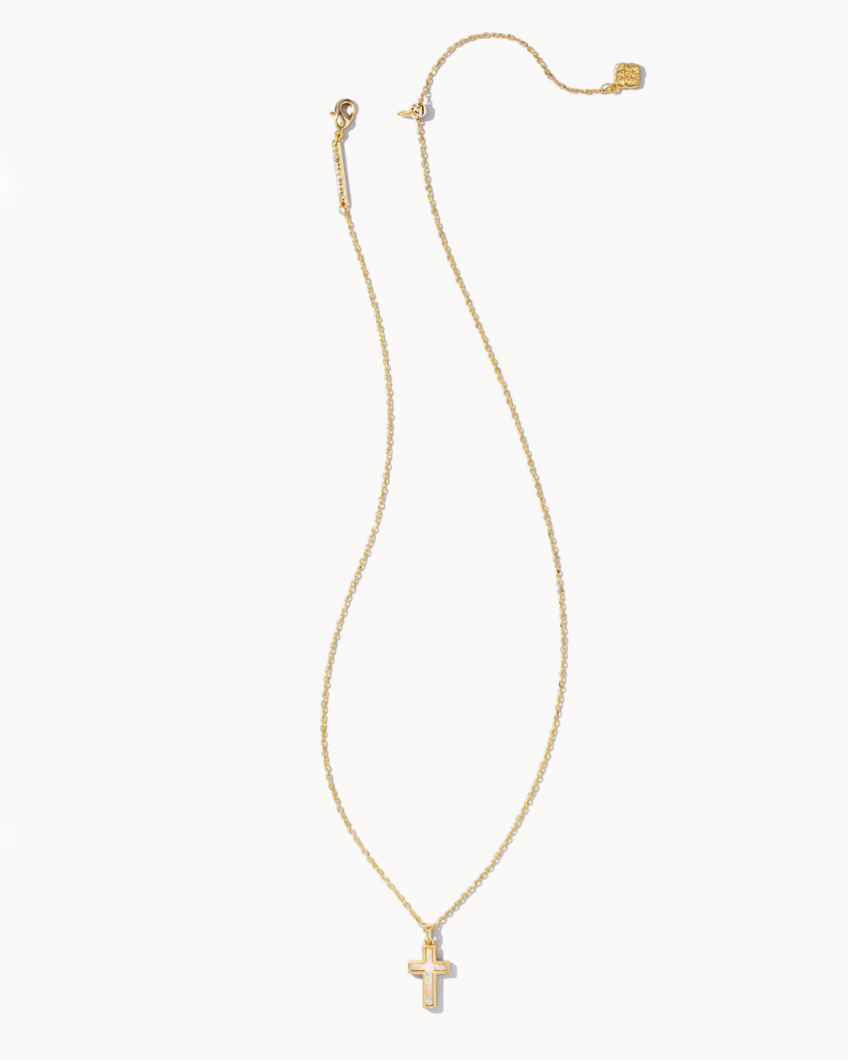 KS CROSS PENDANT NECKLACE GOLD
