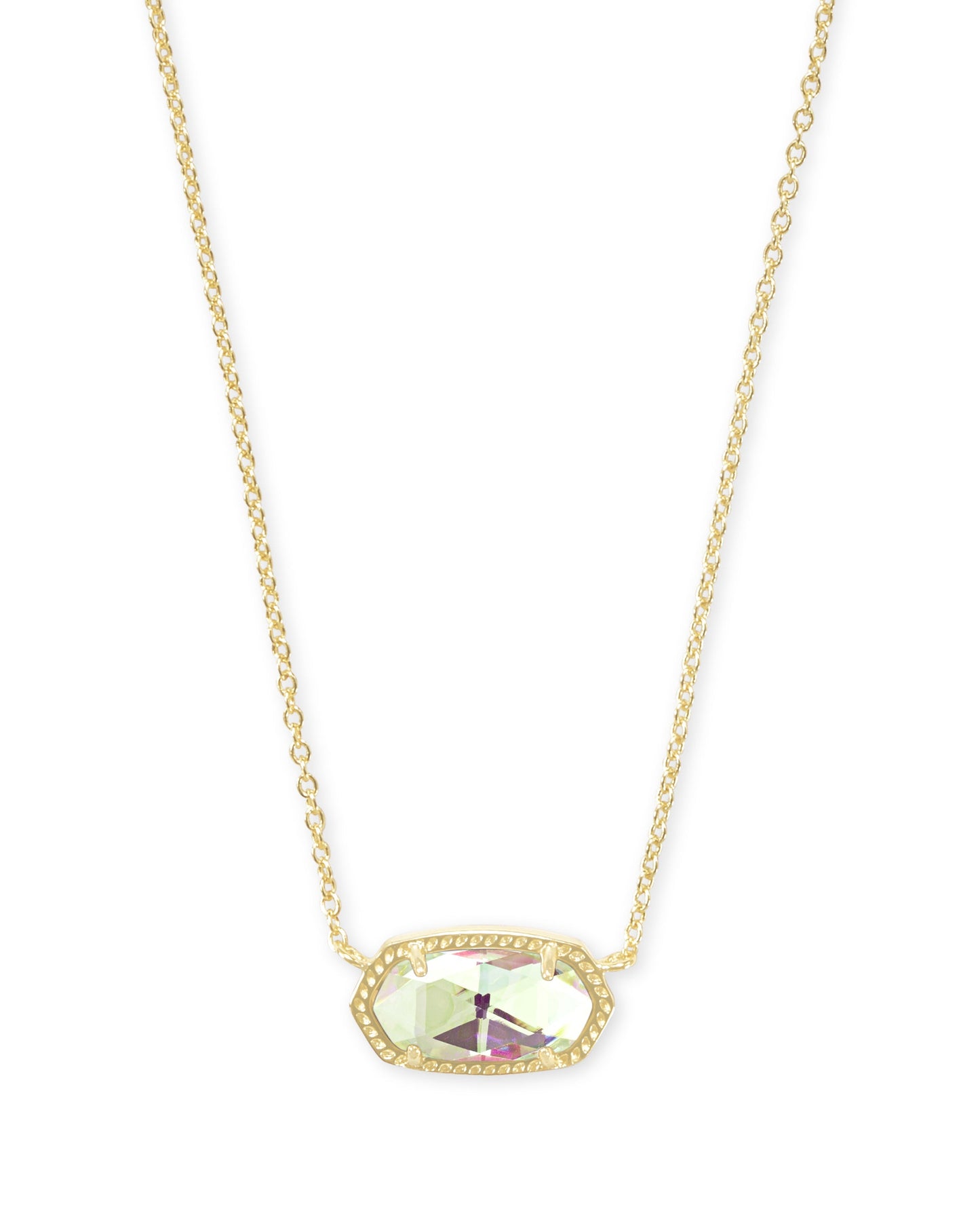 KS ELISA SHORT PENDANT NECKLACE GOLD