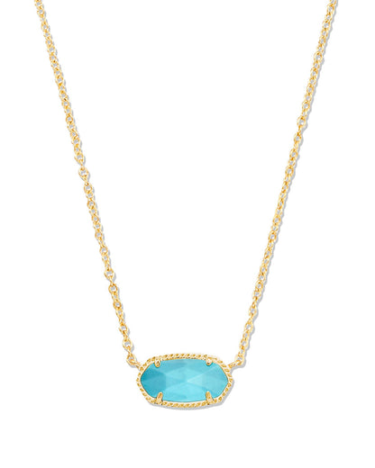 KS ELISA SHORT PENDANT NECKLACE GOLD
