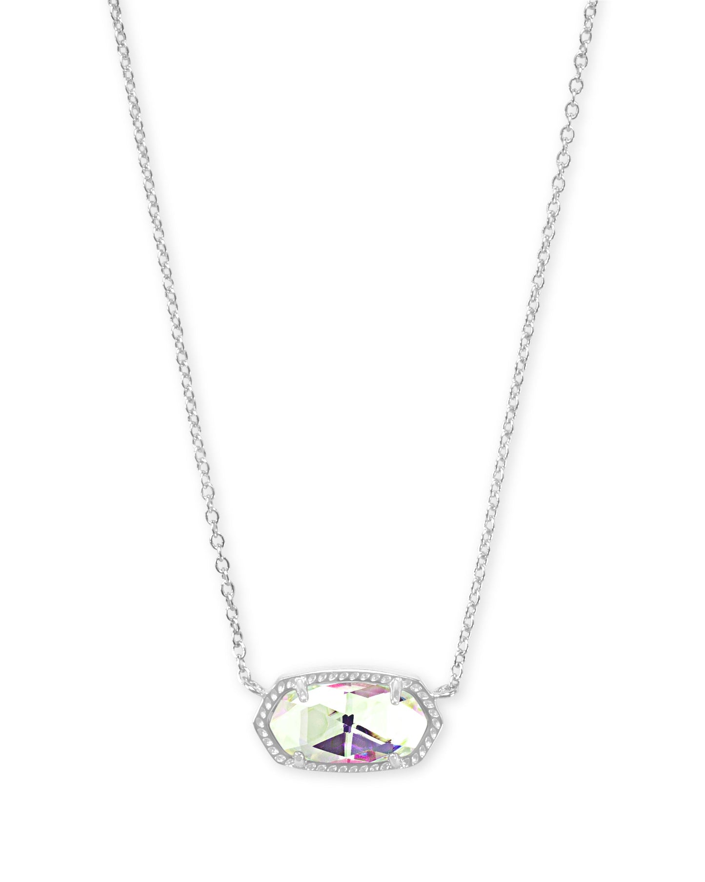 KS ELISA SHORT PENDANT NECKLACE SILVER