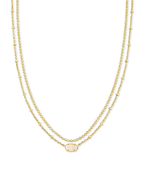 KS EMILIE MULTI STRAND NECKLACE GOLD