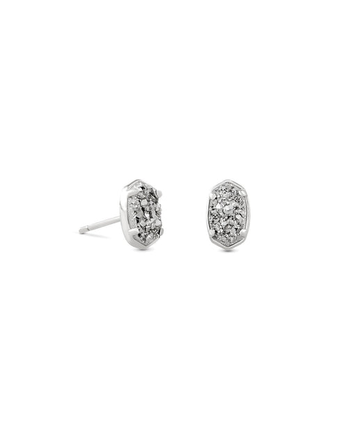 KS EMILIE STUD EARRINGS SILVER