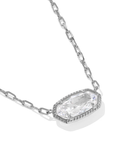 KS Elisa Luxe Pendant Necklace Silver