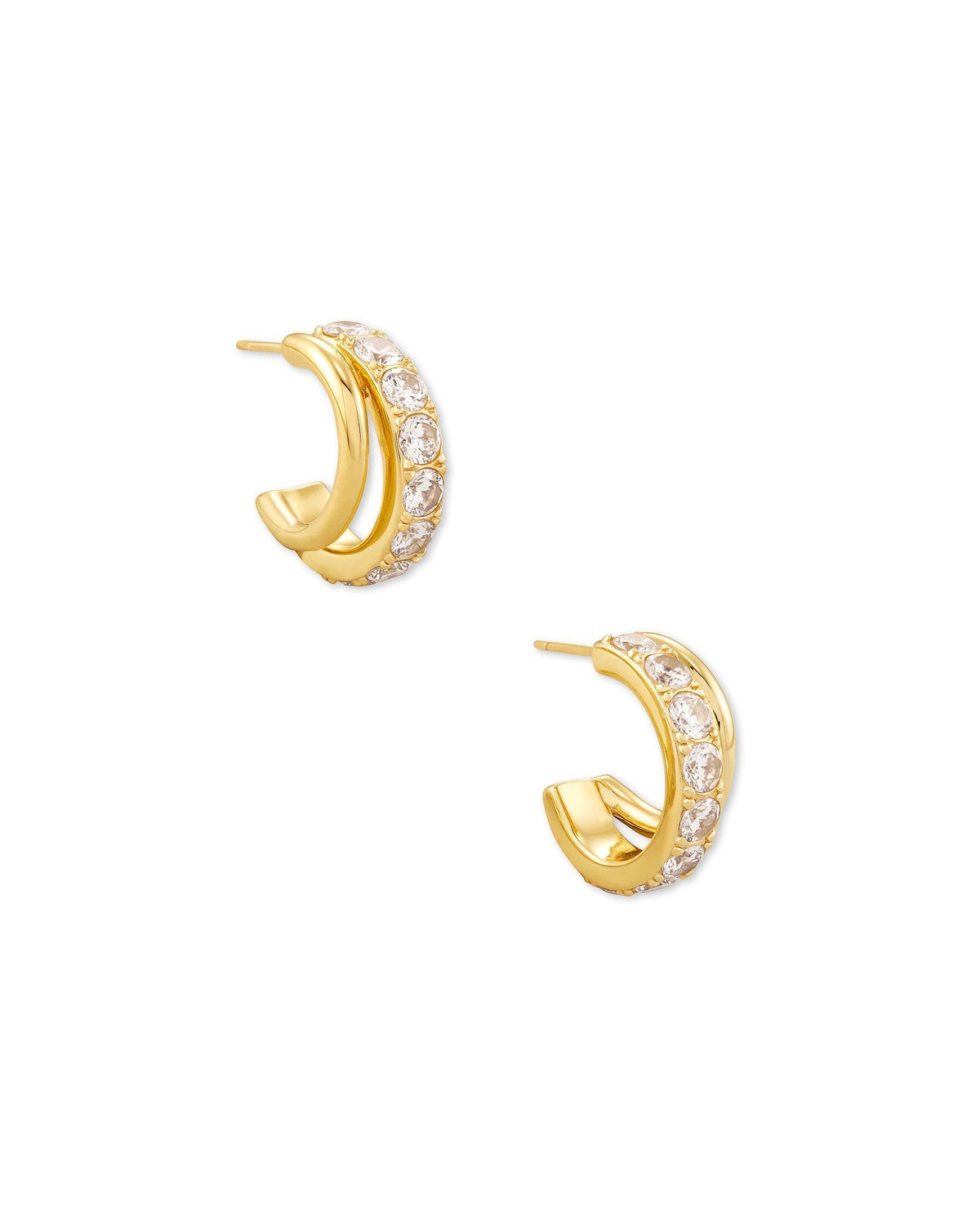 KS LIVY HUGGIE EARRINGS GOLD