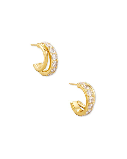KS LIVY HUGGIE EARRINGS GOLD