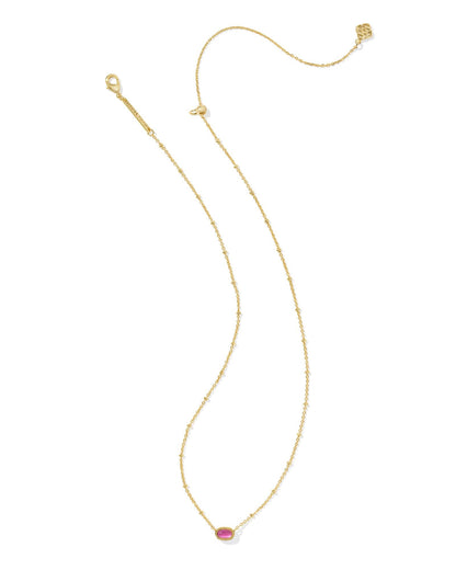 KS MINI ELISA SATELLITE SHORT PENDANT NECKLACE GOLD