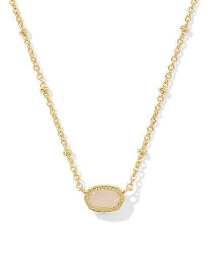 KS MINI ELISA SATELLITE SHORT PENDANT NECKLACE GOLD