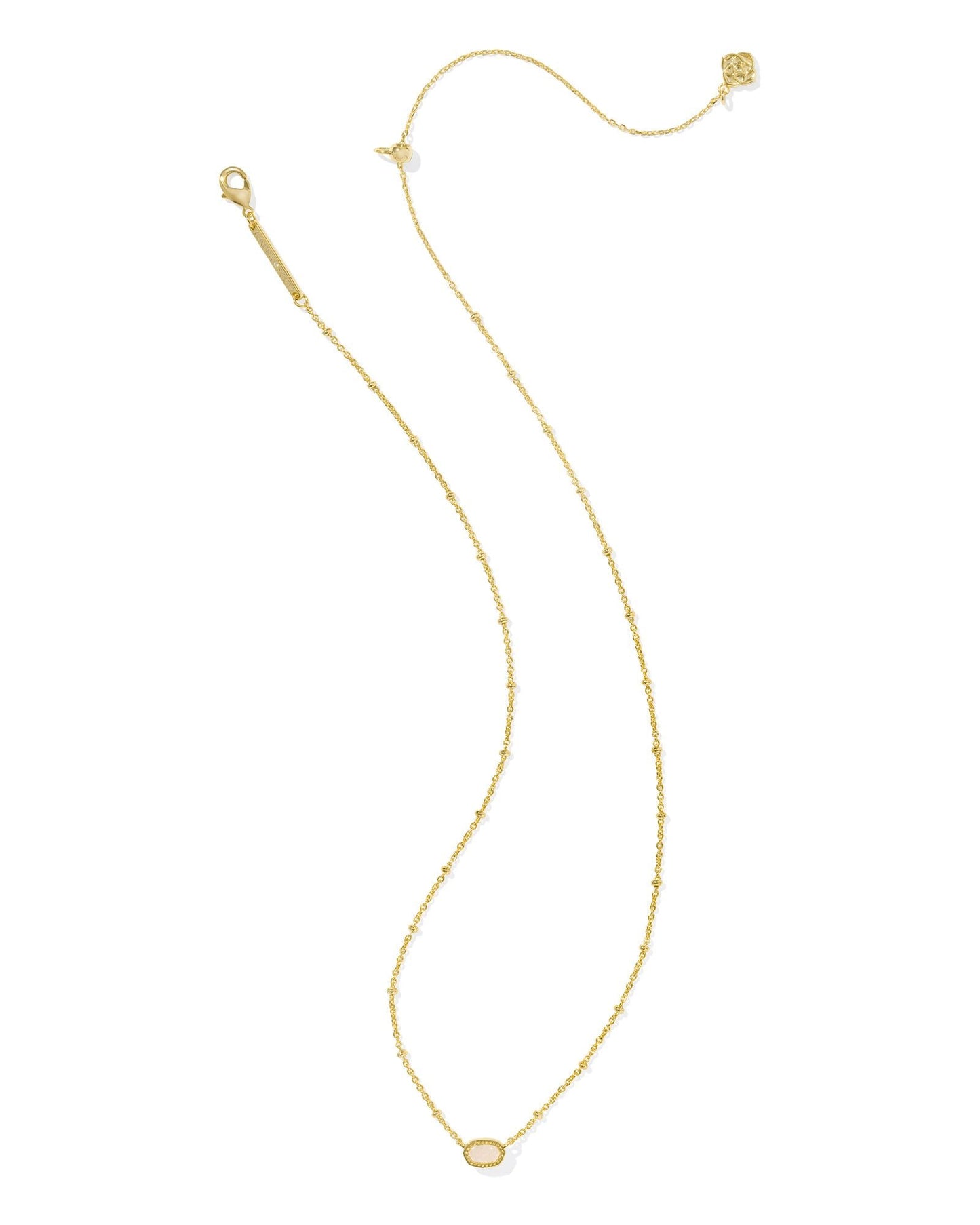 KS MINI ELISA SATELLITE SHORT PENDANT NECKLACE GOLD