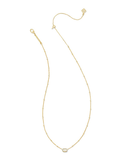 KS MINI ELISA SATELLITE SHORT PENDANT NECKLACE GOLD