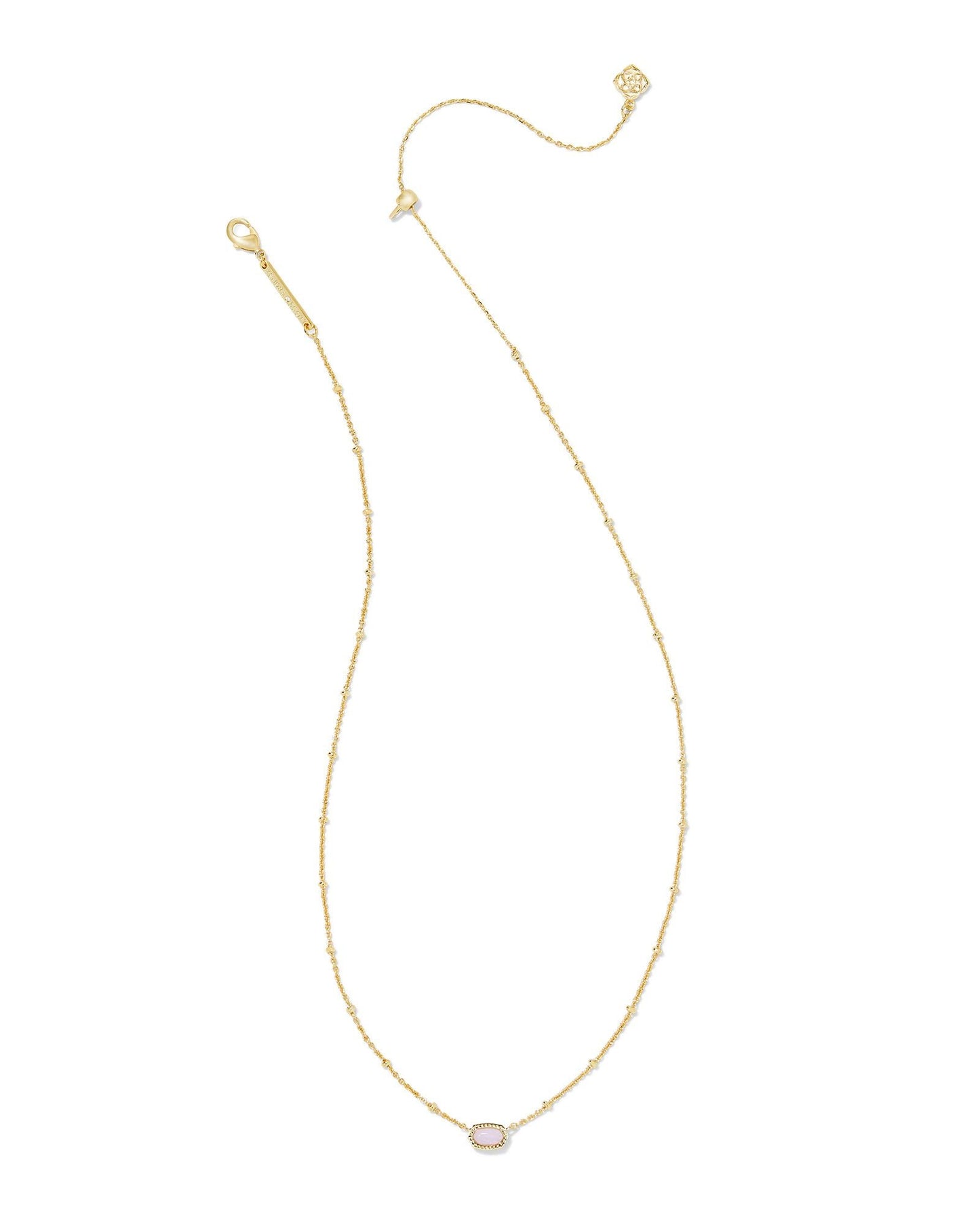 KS MINI ELISA SATELLITE SHORT PENDANT NECKLACE GOLD