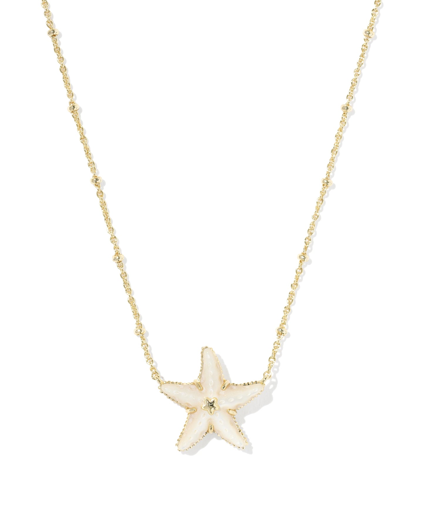 KS PARKER STARFISH PENDANT NECKLACE Natural