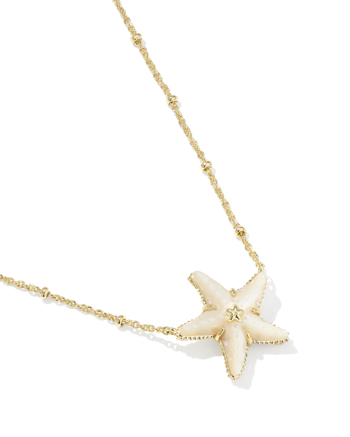 KS PARKER STARFISH PENDANT NECKLACE Natural