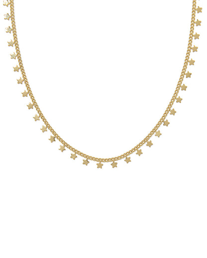 KS PARKER STAR STRAND NECKLACE GOLD